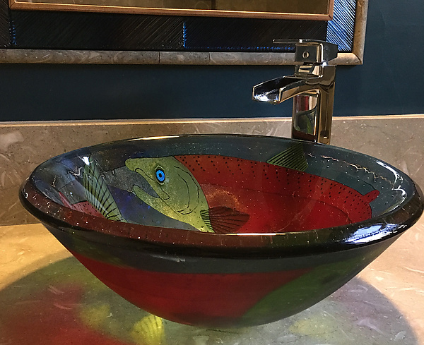 Red Sockeye Salmon Sink