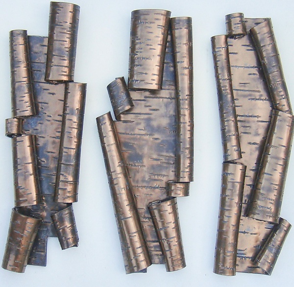 Scrolls in Bronze Trio III