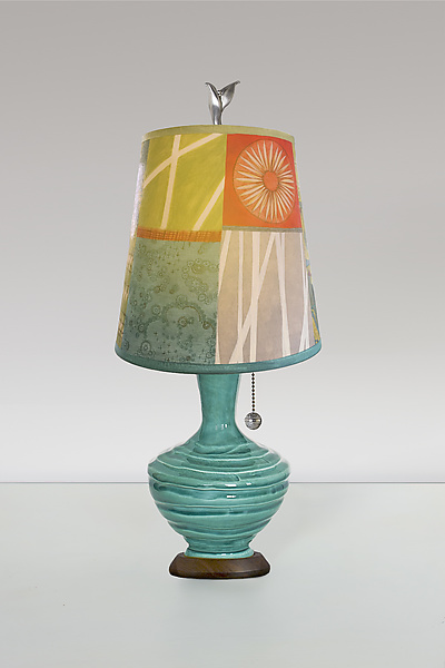 Zest Pool Ceramic Table Lamp