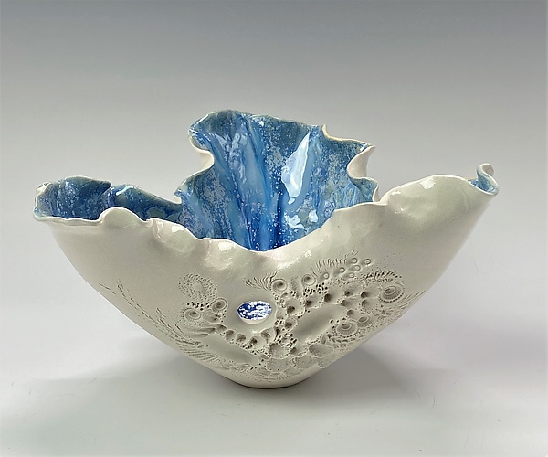 Porcelain Coral Vase