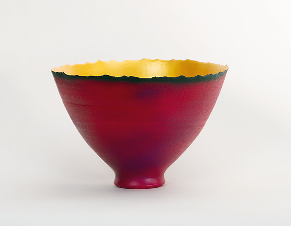 Garnet Prosperity Bowl by Cheryl Williams (Ceramic Bowl) | Artful Home