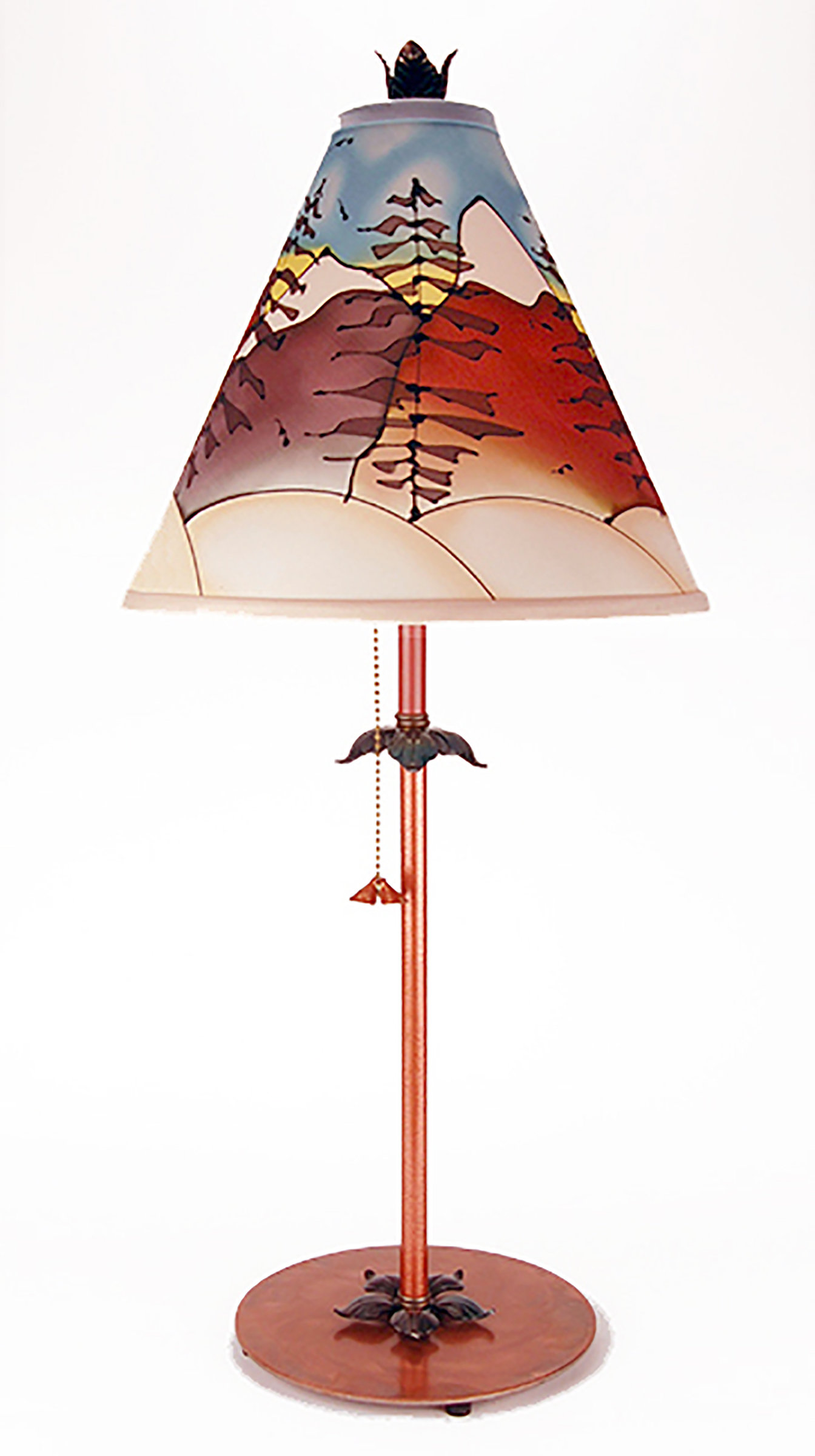 Mountain Conical Shade Lamp