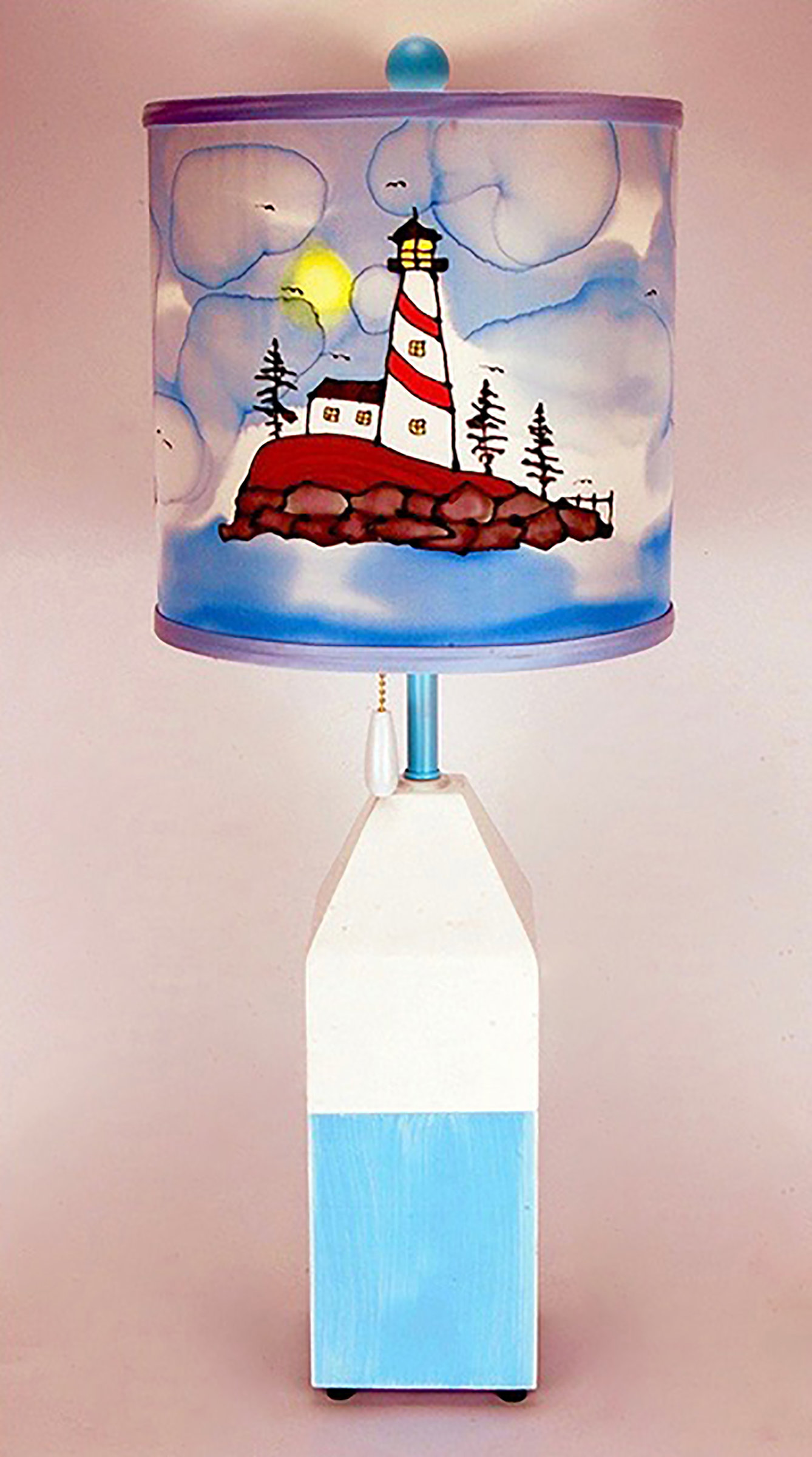 Buoy Drum Shade Table Lamp