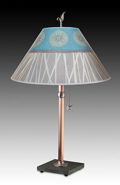 Pool Copper Table Lamp