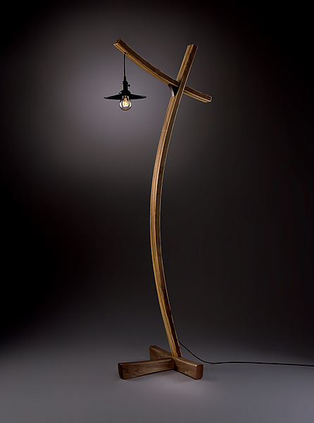 Aglow by Brian Hubel (Wood Floor Lamp) | Artful Home